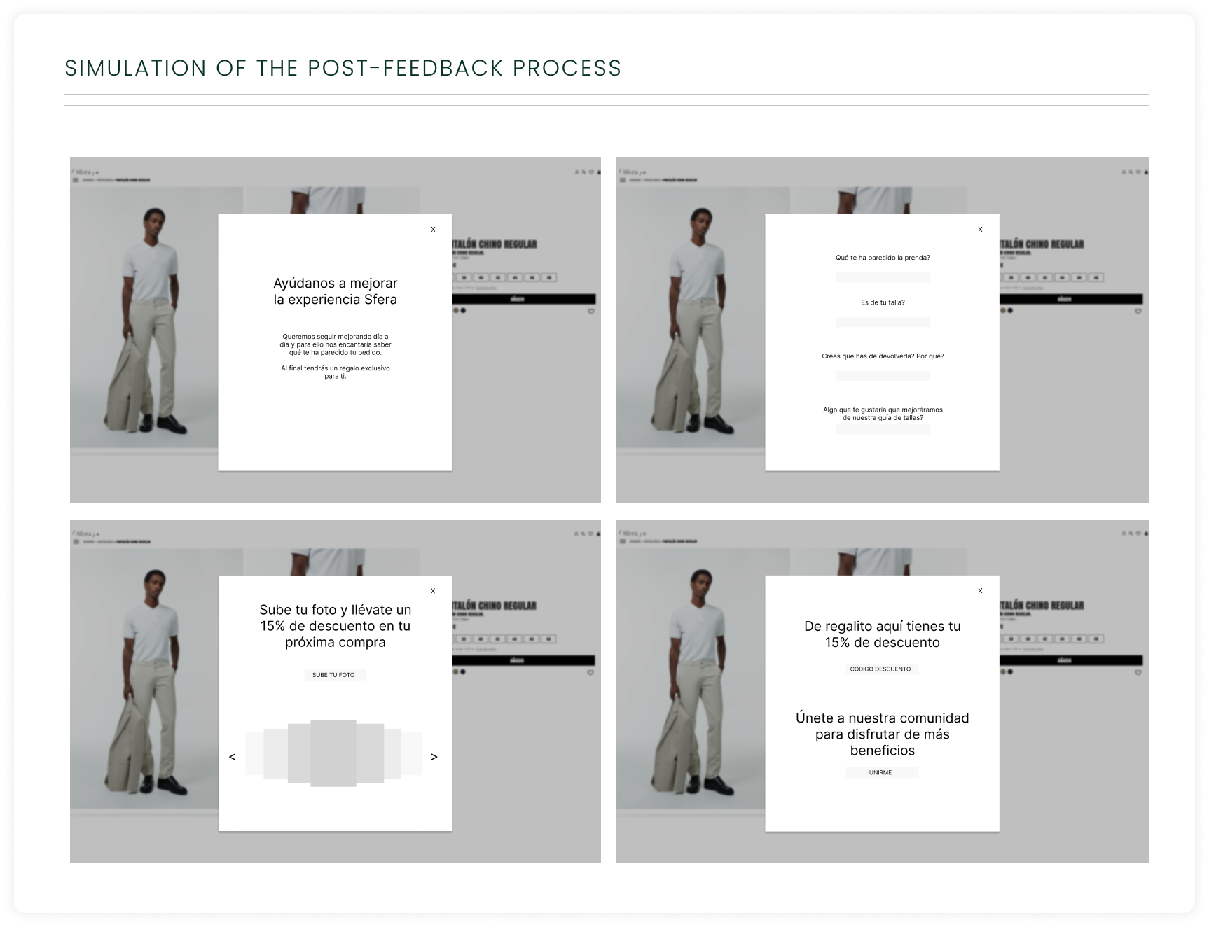 Sfera prototype post feedback process